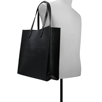 Ted Baker Soocon Crosshatch Large Icon Bag- Black : Buy